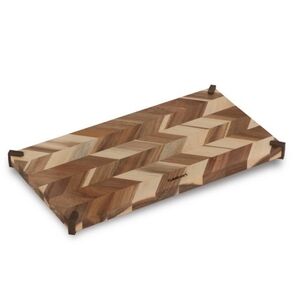 Cuisinart | Acacia herringbone cutting board | 12 x 7 x 0.75 inch